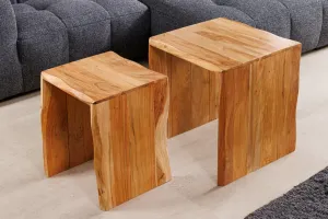 Odkladací stolík 2 ks NEFELÉ Dekorhome