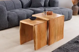 Odkladací stolík 2 ks NEFELÉ Dekorhome