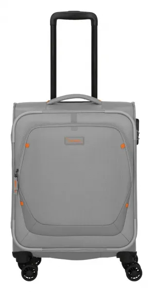 Malý textilný kufor Travelite Umbria S Smoky Grey