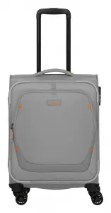 Malý textilný kufor Travelite Umbria S Smoky Grey