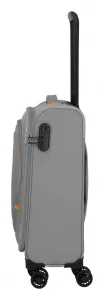 Malý textilný kufor Travelite Umbria S Smoky Grey