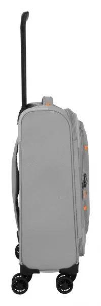 Malý textilný kufor Travelite Umbria S Smoky Grey