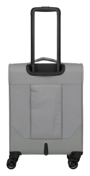 Malý textilný kufor Travelite Umbria S Smoky Grey