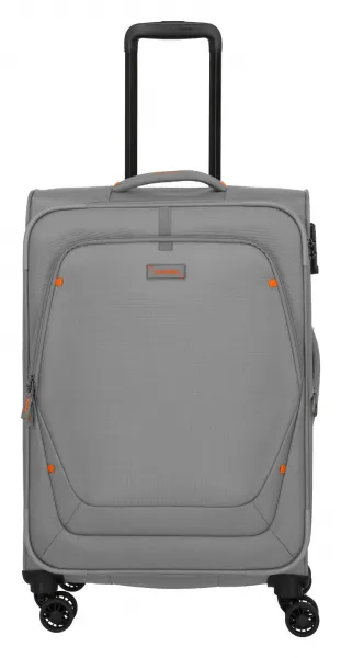 Stredný textilný kufor Travelite Umbria M Smoky Grey
