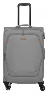 Stredný textilný kufor Travelite Umbria M Smoky Grey