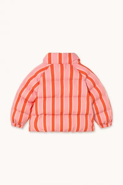 Detská bunda Tinycottons RETRO STRIPES SHORT PADDED JACKET