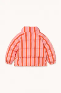 Detská bunda Tinycottons RETRO STRIPES SHORT PADDED JACKET