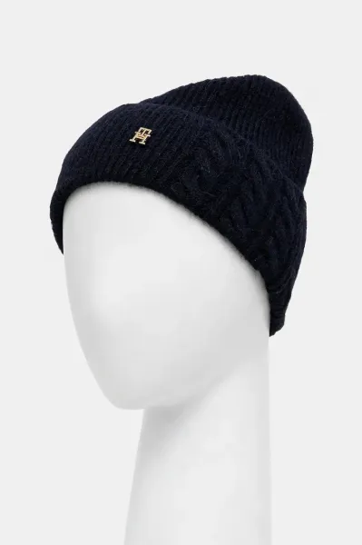 Čiapka s prímesou vlny Tommy Hilfiger