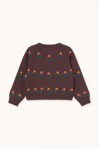 Detský sveter Tinycottons FLOWERS CARDIGAN