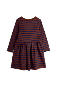 Detské bavlnené šaty Mini Rodini Stripe bird