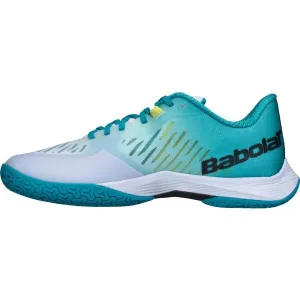 Babolat SHADOW TOUR 5 Pánska bedmintonová obuv, tyrkysová, veľkosť 41