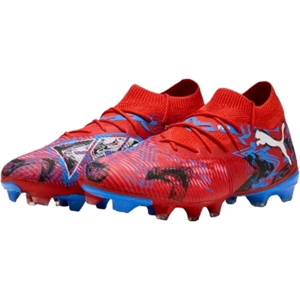 Puma FUTURE 8 MATCH PLAYMAKERS FG/AG Pánske kopačky, červená, veľkosť 46