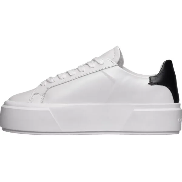 Calvin Klein FLATFORM LACE UP Dámske tenisky, biela, veľkosť