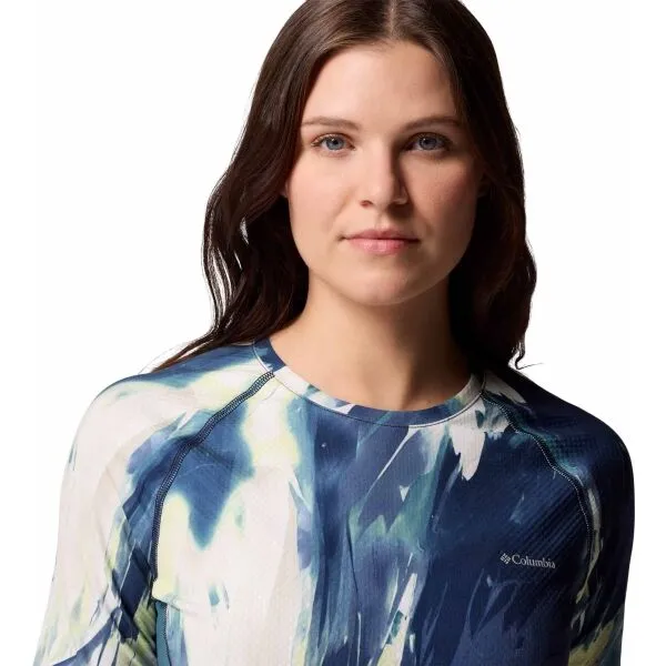 Columbia W OMNI-HEAT INFINITY KNIT SL CREW Dámske funkčné tričko, modrá, veľkosť