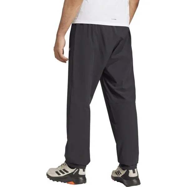adidas MULTI ESSENTIALS PANTS Pánske turistické nohavice, čierna, veľkosť