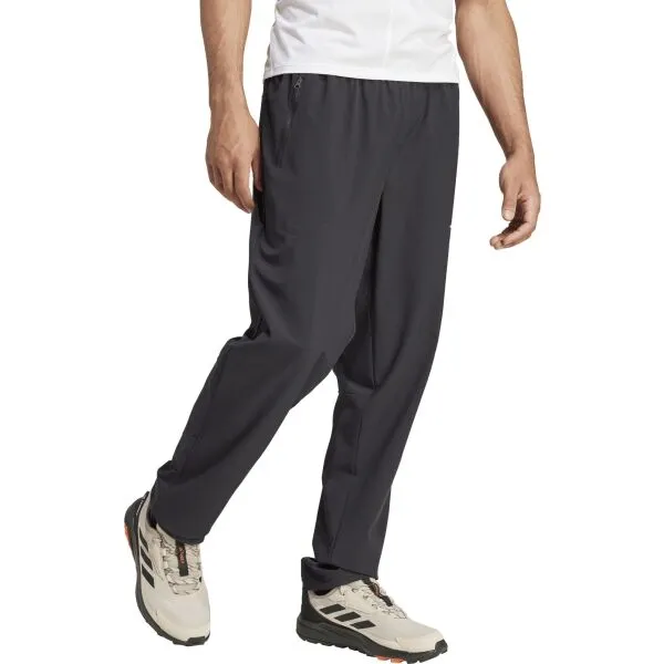 adidas MULTI ESSENTIALS PANTS Pánske turistické nohavice, čierna, veľkosť
