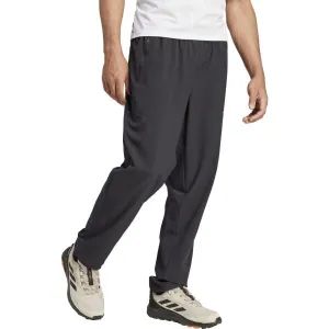 adidas MULTI ESSENTIALS PANTS Pánske turistické nohavice, čierna, veľkosť