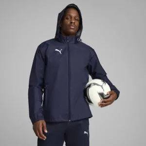 Puma TEAMADDITIONS TRAINING ALL WEATHER JACKET Pánska športová bunda, tmavo modrá, veľkosť