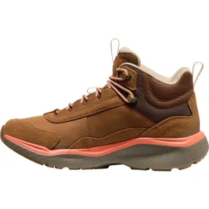 Keen LEIKI LEATHER MID WP Dámska treková obuv, hnedá, veľkosť 37