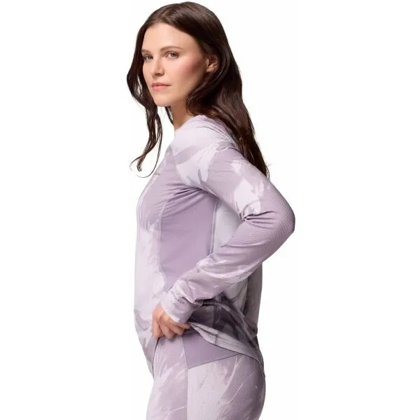 Columbia W OMNI-HEAT INFINITY KNIT SL CREW Dámske funkčné tričko, fialová, veľkosť