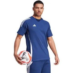 adidas TIRO 24 SWEAT Pánske tričko, tmavo modrá, veľkosť