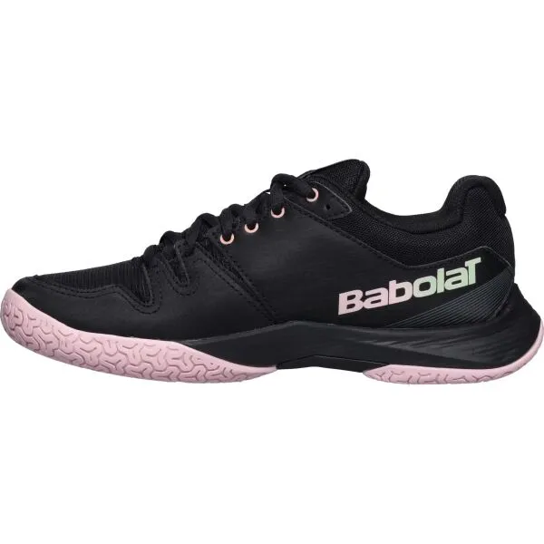 Babolat SHADOW TEAM 2 W Dámska bedmintonová obuv, čierna, veľkosť 40.5