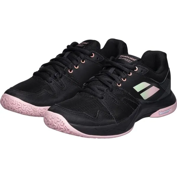 Babolat SHADOW TEAM 2 W Dámska bedmintonová obuv, čierna, veľkosť 40.5