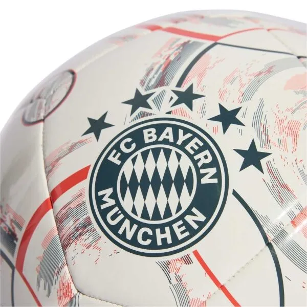 adidas FC BAYERN CLUB AWAY Futbalová lopta, biela, veľkosť