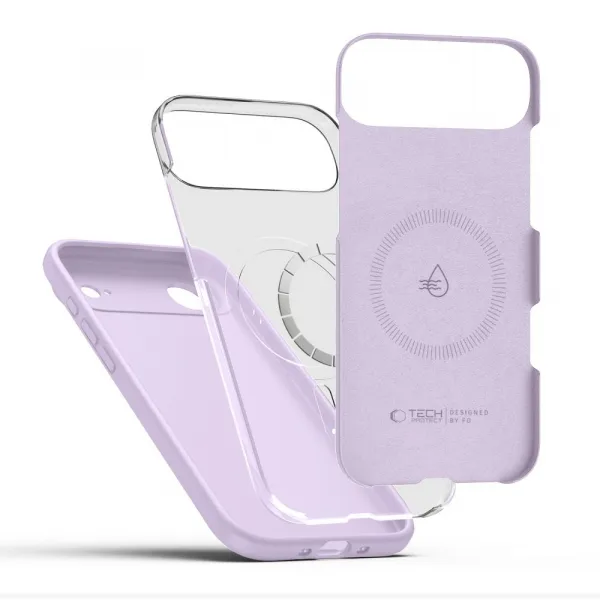 Tech-Protect Silicone MagSafe, iPhone Air, fialové