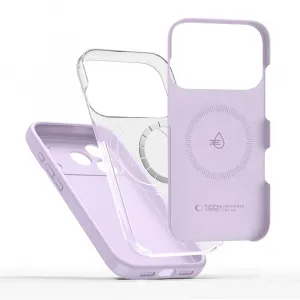 Tech-Protect Silicone MagSafe kryt na iPhone 17 Pro, fialový