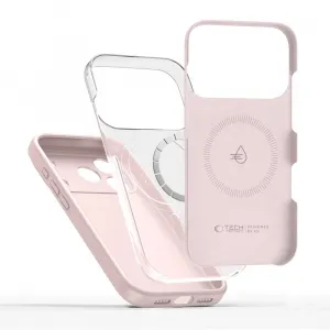 Tech-Protect Silicone MagSafe kryt na iPhone 17 Pro Max, ružový