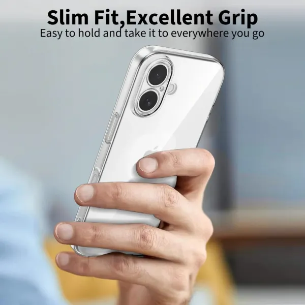 Tech-Protect FlexAir kryt na iPhone 17, priesvitný