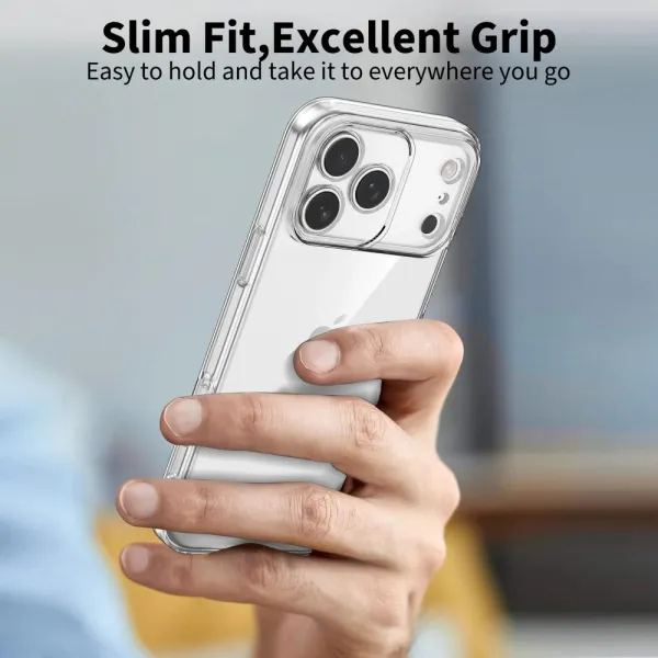 Tech-Protect FlexAir kryt na iPhone 17 Pro, priesvitný