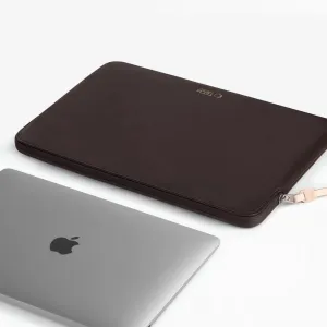 Tech-Protect Fleece obal na notebook 13-14'', tmavohnedý