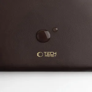 Tech-Protect Fleece obal na notebook 13-14'', tmavohnedý