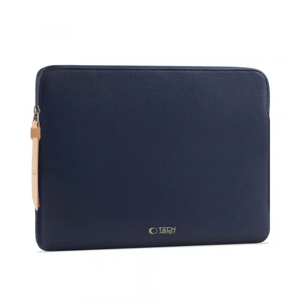 Tech-Protect Fleece obal na notebook 13-14'', tmavomodrý
