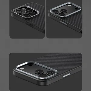 Benks Magnetic Armor Pro Kevlar obal Metal Frame, iPhone 17 Pro, čierny