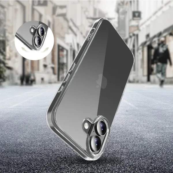 Tech-Protect Flexair Hybrid, iPhone 17, priehľadný