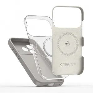 Tech-Protect Silicone MagSafe kryt na iPhone 17 Pro, sivý
