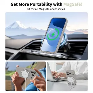 Tech-Protect Silicone MagSafe kryt na iPhone 17 Pro, sivý