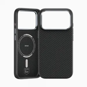Benks Magnetic Armor Pro Kevlar obal Metal Frame, iPhone 17 Pro, čierny