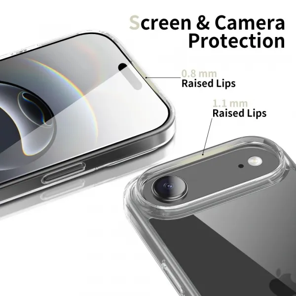 Tech-Protect Flexair Hybrid, iPhone Air, priesvitný
