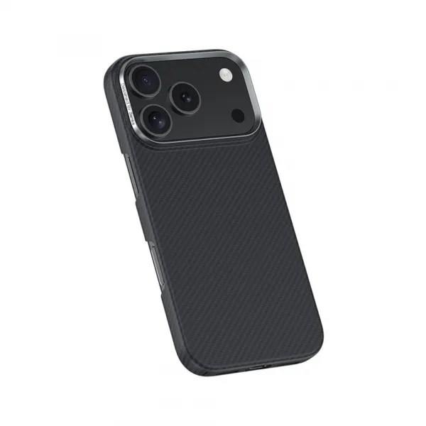 Benks Magnetic Armor Air Kevlar obal Metal Frame, iPhone 17 Pro Max, čierny