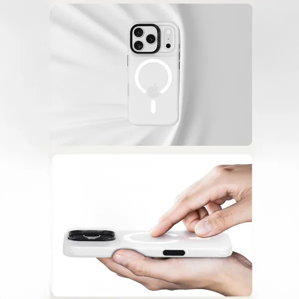Benks Magnetic Lucid Armor obal, iPhone 17, biely