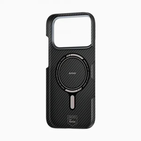 Benks Magnetic Armor Air Kevlar obal Metal Frame, iPhone 17 Pro Max, čierny