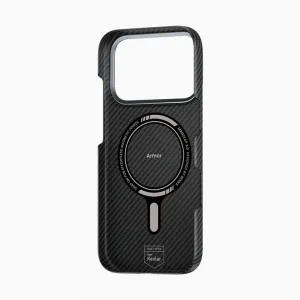 Benks Magnetic Armor Air Kevlar obal Metal Frame, iPhone 17 Pro Max, čierny
