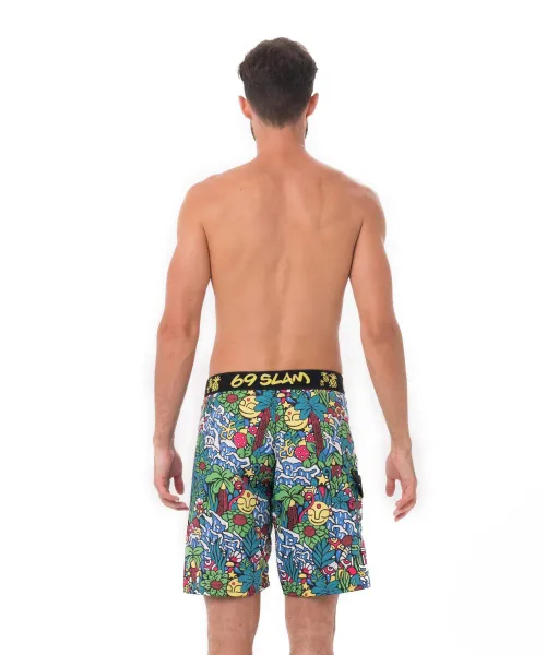 Pánske plavky 69SLAM TROPICAMAZON (SLLAMO-PM) S