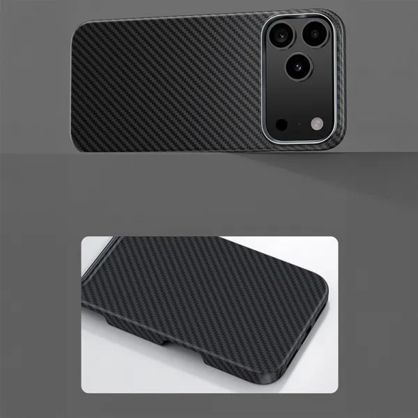 Benks Magnetic Armor Air Kevlar obal Metal Frame, iPhone 17, čierny
