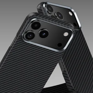 Benks Magnetic Armor Air Kevlar obal Metal Frame, iPhone 17, čierny