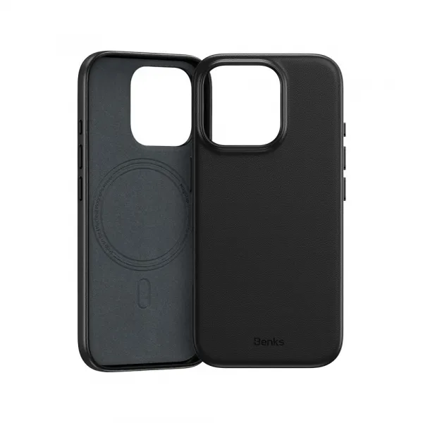 Benks Magnetic Vita Pro silikónový obal, iPhone 17 Pro Max, čierny